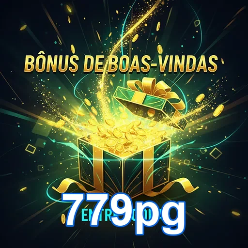 Imagem de bônus de boas-vindas no 779pg, destacando ofertas e promoções para novos usuários.